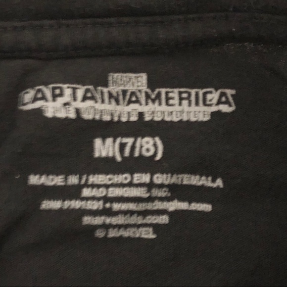 Marvel Captain America Long Sleeve Cotton Shirt - Picture 2 of 4